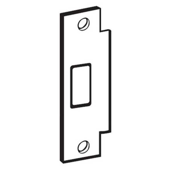 Heat Wave BFD-2-SL Silver Coated ASA No Lip Door Strike - Silver Coated HE2948995 - main